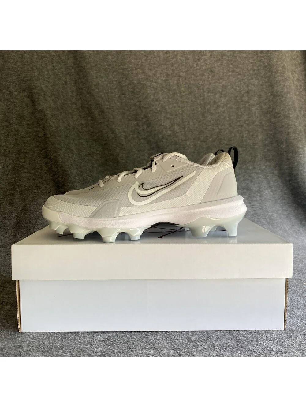 Nike Force Trout 9 Pro MCS BG Shoes Youth 6Y Grey Baseball Cleats FZ0916-002